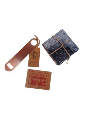 Levis x Target Game Bar Night Bundle Coaster Playing Cards Bottle Opener Gift